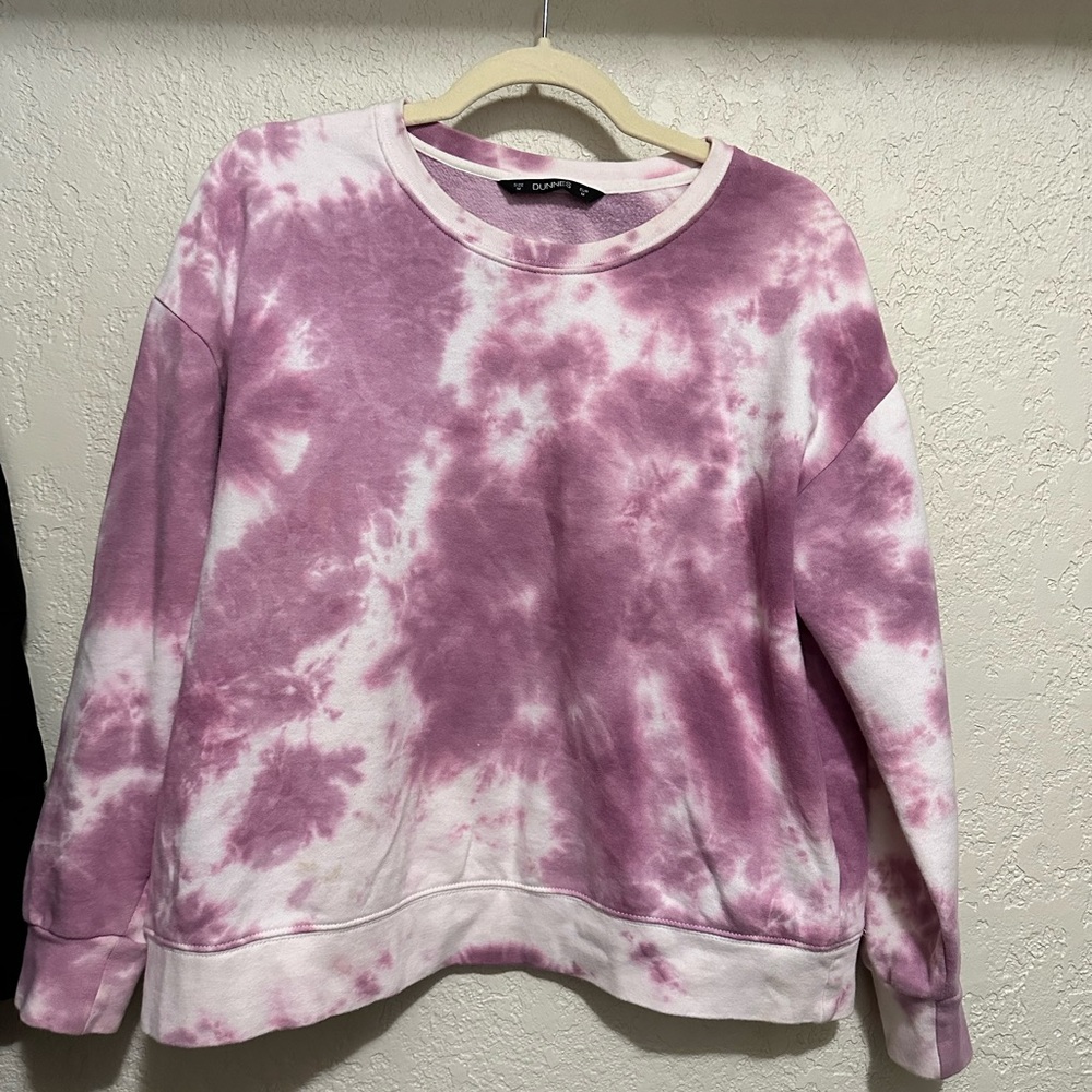Tie-dye crew neck